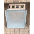 80MM CLEAR AND COLOR GLASS BLOCK WITH HOLE